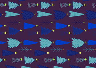 圣诞风几何圣诞树图案背景