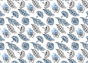 海洋生物图案背景纹理