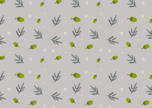 简约植物图案背景纹理