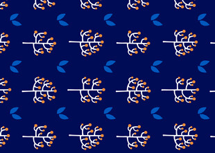 蓝色底几何图案装饰纹理