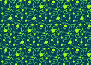 绿色藤蔓图案背景纹理