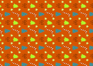 橙色几何图案背景纹理