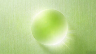 晶莹绿水珠于叶片之上