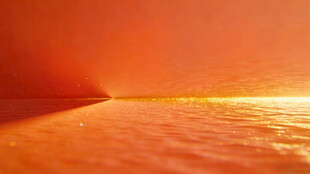 海上壮丽日出美景