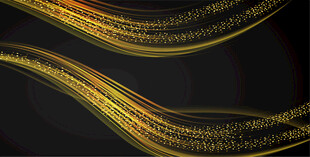 金色动感线条背景