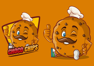 卡通薯片角色形象展示