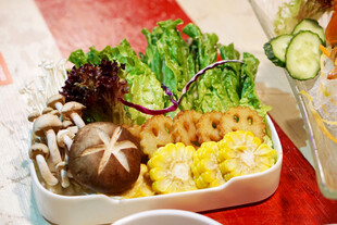 精致丰富火锅食材