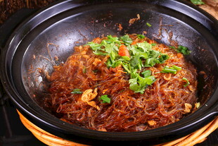 砂锅干捞粉丝煲