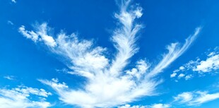蓝天白云美景