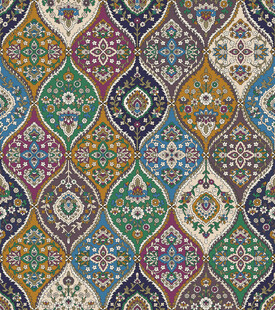 多彩几何花纹民族风图案