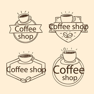 咖啡店标志logo