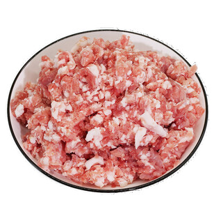 一碗新鲜猪肉馅