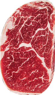 新鲜多汁的优质牛排