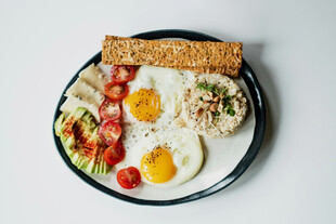 美味营养早餐拼盘