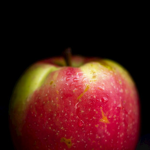 红苹果特写