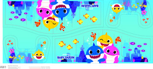 海底卡通动物欢乐场景