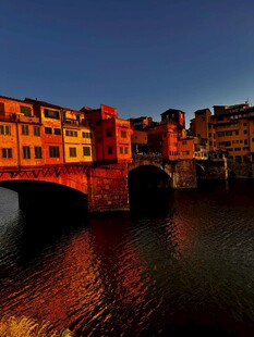 佛罗伦萨老桥夜景