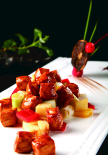 美味彩椒炒肉块