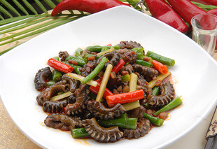 香辣爆炒鳝鱼段
