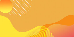 渐变暖色抽象风景图案