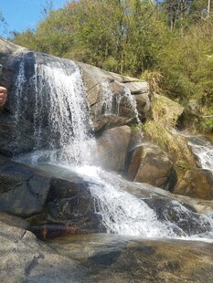 衡山山间小瀑布美景