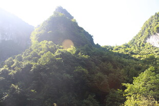 青山翠谷间的秀丽风光