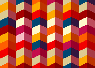 多彩几何立体图案背景