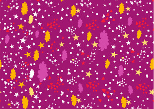 梦幻紫色节日装饰背景图