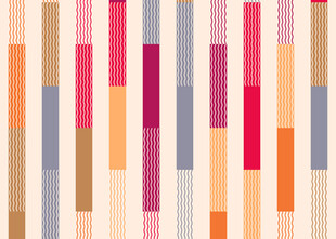 多彩条纹几何图案背景