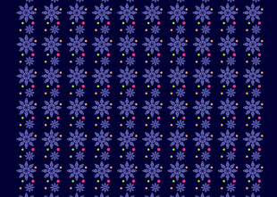 深蓝色雪花图案背景
