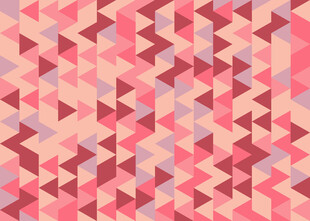 粉色几何三角拼接图案