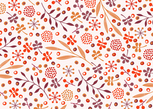 多彩花卉图案背景