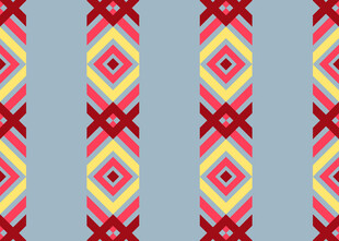 几何图案彩色条纹装饰