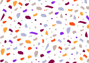 多彩不规则形状图案背景