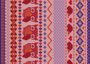 民族风几何图案纹理设计