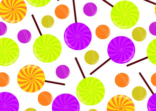 多彩棒棒糖图案背景