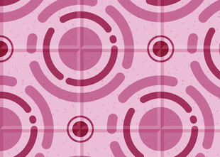 粉色几何图案无缝背景