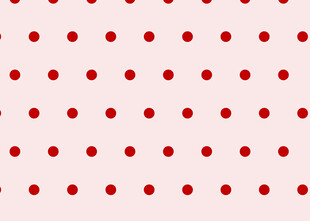 粉色背景上的红色圆点图案