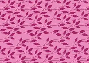 粉色叶片图案纹理背景