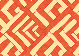 橙黄几何图案纹理背景