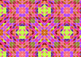 多彩几何图案抽象背景图