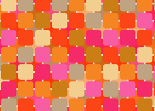 多彩方块几何图案背景