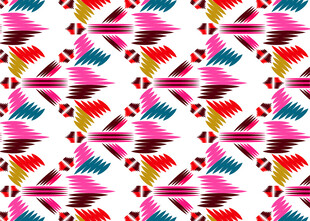 多彩几何图案无缝背景