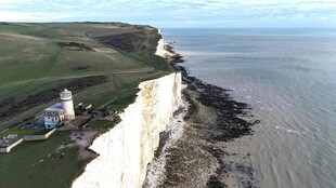英国七姐妹白崖海岸风光