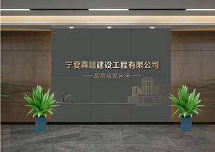 企业建设成果展示墙