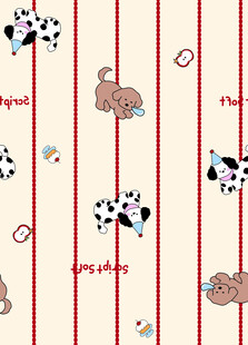 可爱小狗条纹图案背景