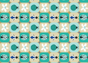 几何图案拼接装饰背景图