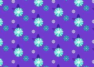 紫色底雪花蜡烛图案背景