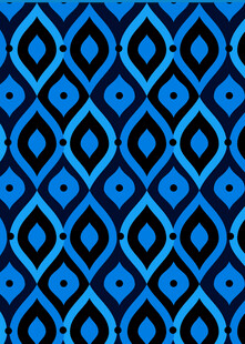 蓝色几何菱形图案纹理