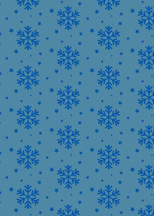 蓝色雪花图案背景